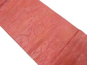 アンティーク　桐唐草模様織り出し袋帯（材料）